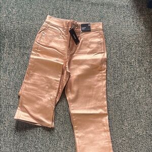 Women’s express sky rise mid rise size 0R rose gold pants